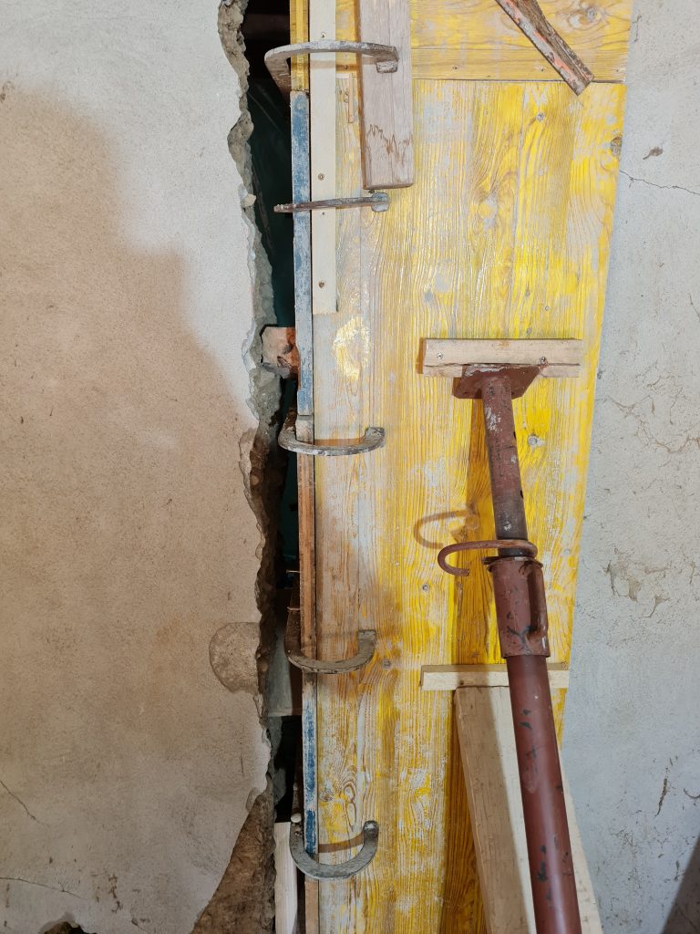 Rénovation ouverture porte solidifiée 2